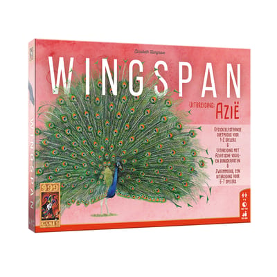 999 Games - Wingspan uitbreiding: Azie Bordspel - Gezelschapsspel - met nieuwe “duet”-variant
