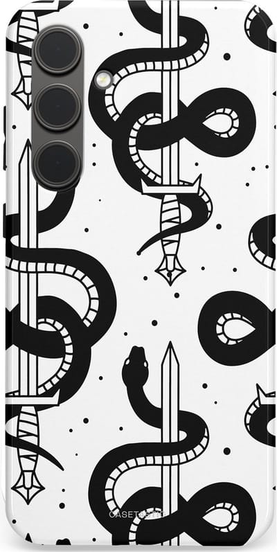 Casetastic Hoesje Geschikt voor Samsung S24 Plus - Stijlvolle Beschermende Duo-layer Case - Sluipzwaard
