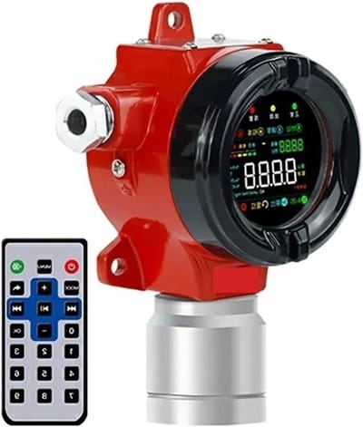 Gasdetector - LPG alarm - Veiligheid thuis - Infrarood sensor - 100 LEL - Rood