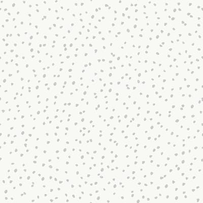 Duch Wallcoverings - My Kingdom- Dots Small wit/grijs - vliesbehang - 10m x 53cm - L993-09