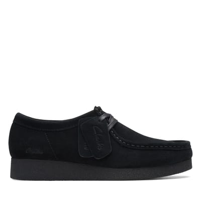 CLARKS WallabeeEVOSh Dames Veterschoenen - Suede - Zwart