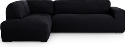 Belmarti Milos bankhoes chaise longue links 250-270 cm - zwart