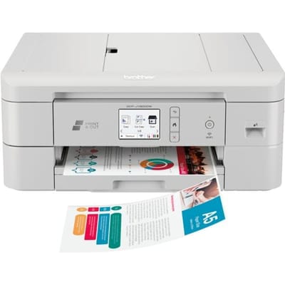 Multifunctionele Brother DCP-J1800DW, kleur & zwart-wit, 3 in 1, printen/kopiëren/scannen, USB/LAN/Wi-Fi, duplex, tot A4, B 400 x D 343 x H 172 mm