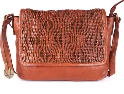 Echte Leren Crossbody Slingtassen voor Dames – Trendy Casual en Kantoortas met Verstelbare Schouderband