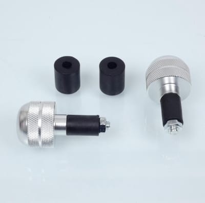 Embout de guidon One Soft aluminium moleté pour moto / Ø12 ou 18mm Neuf