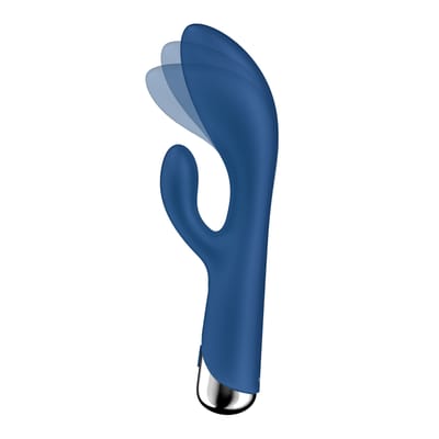 Satisfyer Spinning Rabbit 1 | 20cm | Rabbit vibrator | 12 tril- en 5 rotatieprogramma's | Programma's kunnen afzonderlijk worden bestuurd | Oplaadbare batterij | Waterdicht (IPX7)