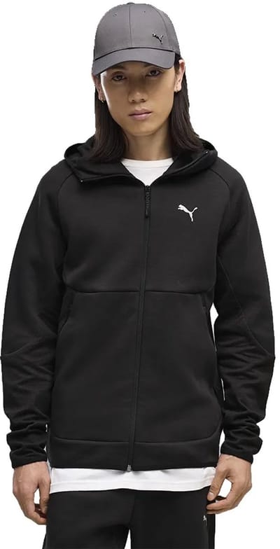 Puma Pumatech Slim Elevated Full-Zip Hoodie Dk Sweater - Sportswear - Volwassen