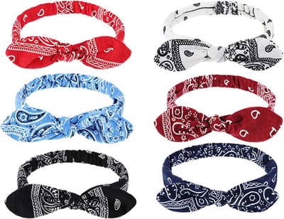 Elastische Haarbanden voor Dames - Set van 6 Kleurige Sport- en Modeaccessoires voor Haarstyling en Verzorging