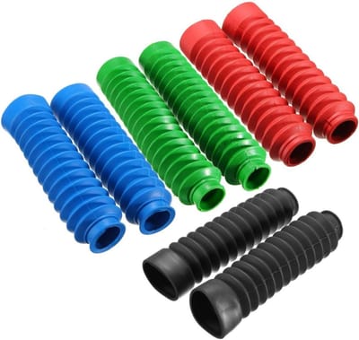 Motorfiets rubberen voorvork bescherming gaiters - 4 kleuren, waterdicht, schokabsorberend, duurzaam