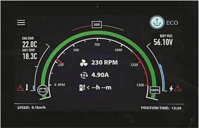 VETUS multifunctioneel 7" Display voor elektrische Voortstuwing NMEA2000 | CANNME7