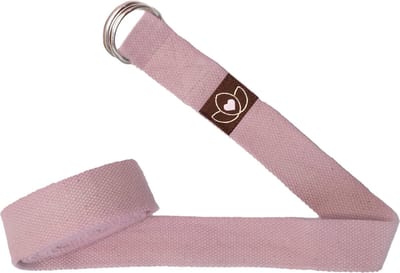 Yoga riem / strap extra lang oudroze - Lotus