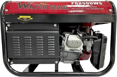Walter Stahl PR8500WS 4-takt benzinegenerator, noodgenerator, stroomgenerator, (3x230V / 1x400V)