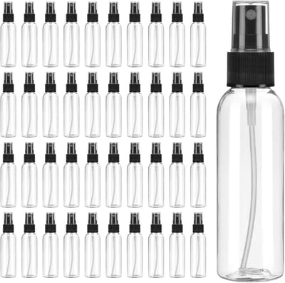 100 stuks spuitflessen 60 ml - Heldere lege mistflessen voor reizen, navulbare vloeistofcontainers en huishoudelijk gebruik