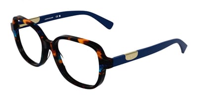 Longchamp LO2784 Blue brown havana 55/17/140 WOMAN Brilmonturen