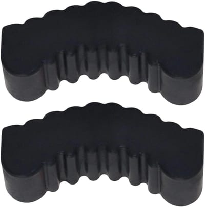 Steunbok Pads - Rubberen Adapters - Voertuig Onderhoud - Anti-slip Ontwerp - 2 Stuks - Zwart