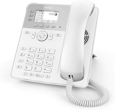 VoIP Telefoon - SIP Bureautelefoon - Professioneel Bellen - Zelflabelende Functietoetsen - Niet gespecificeerd - Wit