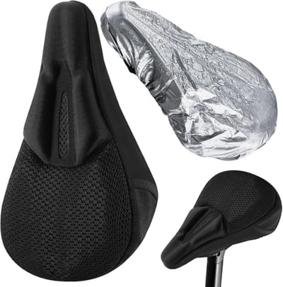 Fietszadel Kussen - Fietszitje Comfort - Comfortabel Fietsen - Hol Ontwerp - 28x15 cm - Zwart