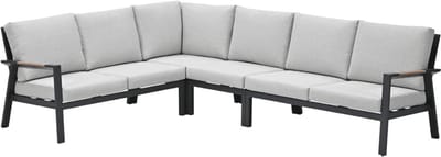Garden Impressions Lissabon lounge dining set R 4-delig - valley sand