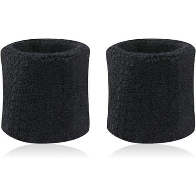 2 stuks Pols Zweetband Tennis Sport Polsband Volleybal Sportschool Elastische Band Care Zweetband Handdoek Armband Sneldrogende Zweetband