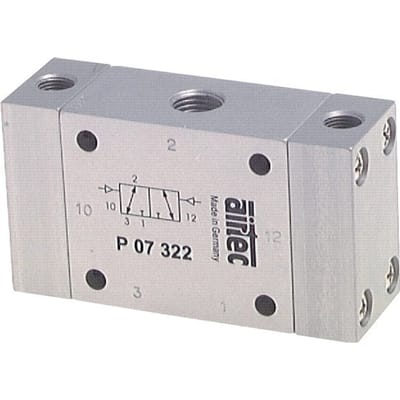3/2 G1/4'' (G1/8'') Luchtgestuurd Ventiel Dominant 0-10bar/0-140psi Airtec