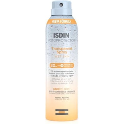 ISDIN - Fotoprotector ISDIN Transparante Spray Natte Huid SPF30 250 ml