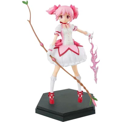 Puella Magi Madoka Magica Kaname Madoka 18cm Verfijnde Pvc Anime Beeldjes Bureaublad Ornamenten Otaku Verzameling Kerstcadeau Speelgoed Model white
