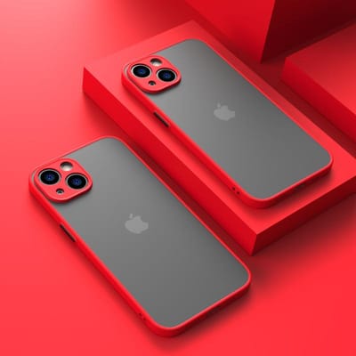 Nouvelle Coque de Téléphone Antichoc Armor Bumper Pour iPhone 15 11 12 13 Mini 14 Pro XR X Xs Max 7 8 Plus SE Silicone Rigide Capa For iphone 13 mini gray