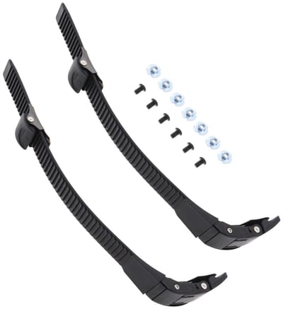 Allecto - Skate Shoes Energy Belt Set - Inline Skaten - 2 Pairs - Zwart - Sportaccessoires - Comfortabel en stijlvol - Geschikt voor skaten - Zwart