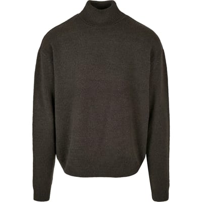 Urban Classics - Oversized Roll Neck Sweater/trui - S - Grijs