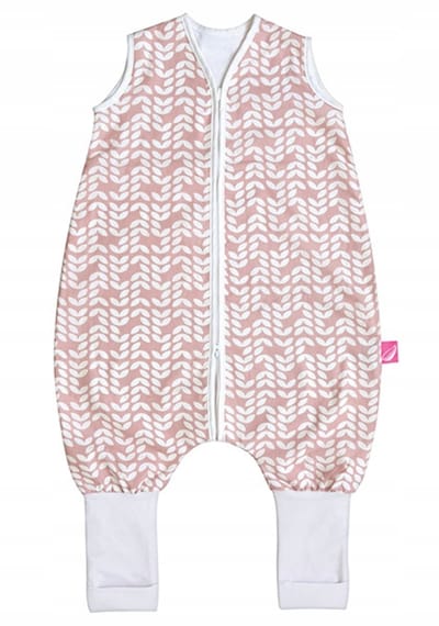 Katoenen Babyslaapzak met Broekspijpen TOG 1 (12-18 mnd) Roze