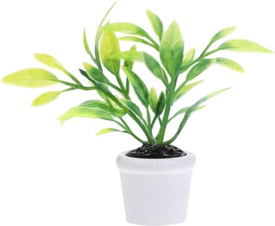 Miniatuur Potplanten - Poppenhuis Decoratie - Mini Tuin Creëren - Levendig Ontwerp - Schaal 1:12 - Groen
