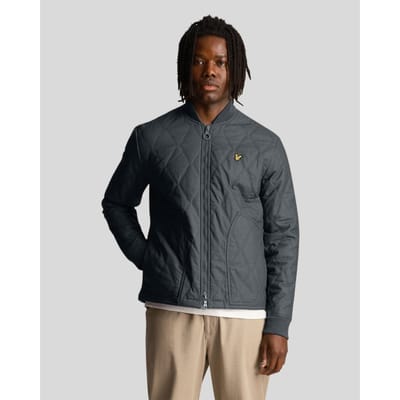 Lyle & Scott marineblauw kort lichtgewicht jack