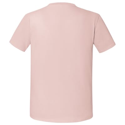 Fruit of the Loom Unisex volwassen iconisch 195 T-shirt (Poederroos)