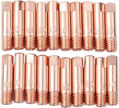 Laspunten Set - MIG Accessoires - Metaal Bewerken - Hoge Temperatuur Bestendig - 20 Stuks - Koper