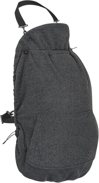 Fleece Cover voor Babydrager en Draagdoek - Antraciet
