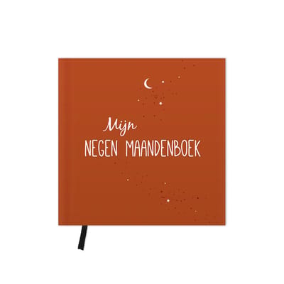 Negen maandenboek - zwangerschapsdagboek - Rusty Red | Fien & Feau