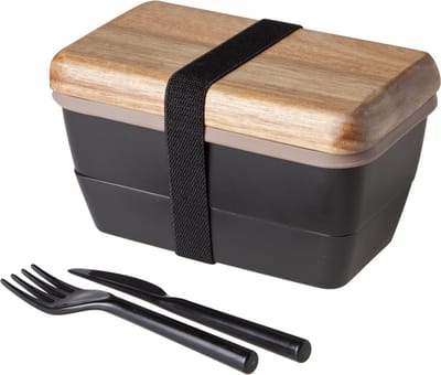 Cosy&Trendy Lunchbox Met Bestek - 15.5 cm x 9 cm