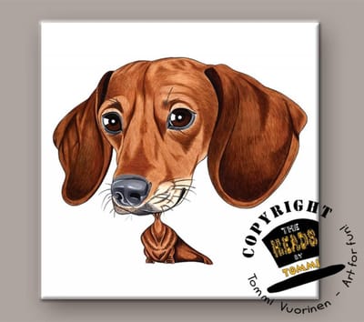 Tegel Hond Teckel
