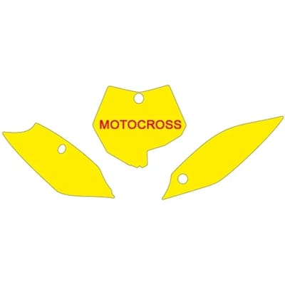Autocollants motorfiets nummerplaat Blackbird Racing KTM SX85