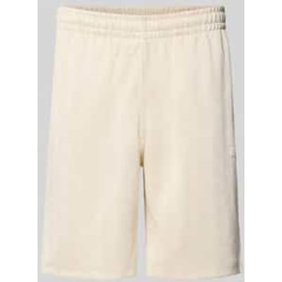 Regular fit sweatshorts met monogram-logoprint