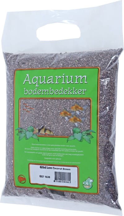 De Boon Aquarium grind Coconut Brown | luxe bodembedekking | zak 4 kg