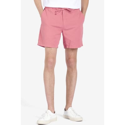 No Label Oakland Cotton-linen Stretch Dark Pink Maat: 46 | Korte Broeken Outlet | Heren | Roze