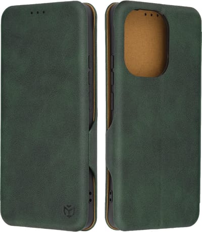 Hoesje geschikt voor Xiaomi Redmi Note 13 4G - Techsuit Safe+ Book Wallet Case - Donkergroen