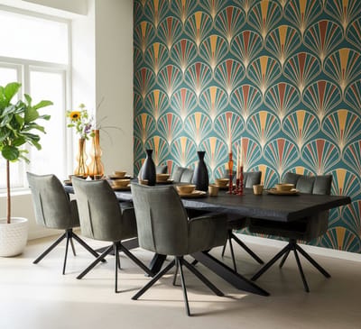 Eetkamertafel Zwart Mangohout Boomstam | Industrieel Design Matrixpoot | Robuuste Eettafel | Novihome