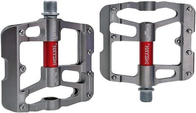 Fiets Pedalen - MTB Pedalen - Fietsen Stabiliseren - Antislip Nagels - 380 Gram - Grijs