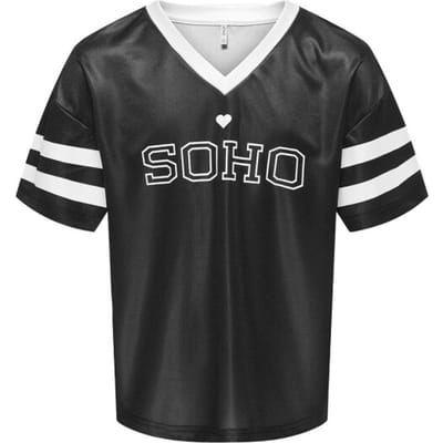 KIDS ONLY - KOGLULU S/S V-NECK SPORTY TOP CS JRS Meisjes T-shirts