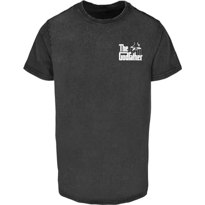Merchcode The Godfather - Vito Heren Tshirt - XS - Zwart