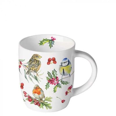 Ambiente - Koffiekopje - Birds in Winter - 0.2 l