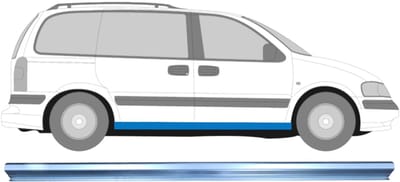 Reparatie dorpel voor Opel Sintra 1996-1999 / Links = Rechts (symmetrisch)