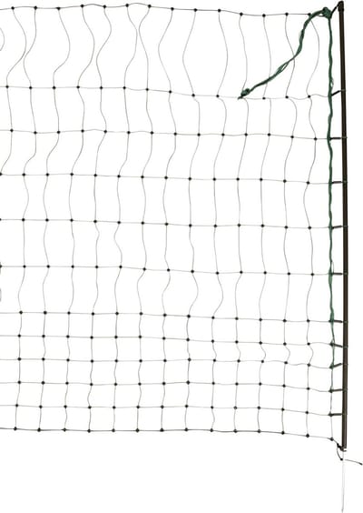 Gevogeltenet - Kippennet Omheining - Dieren Houden - Versterkte Bovenspleet - 50 m x 112 cm - Groen